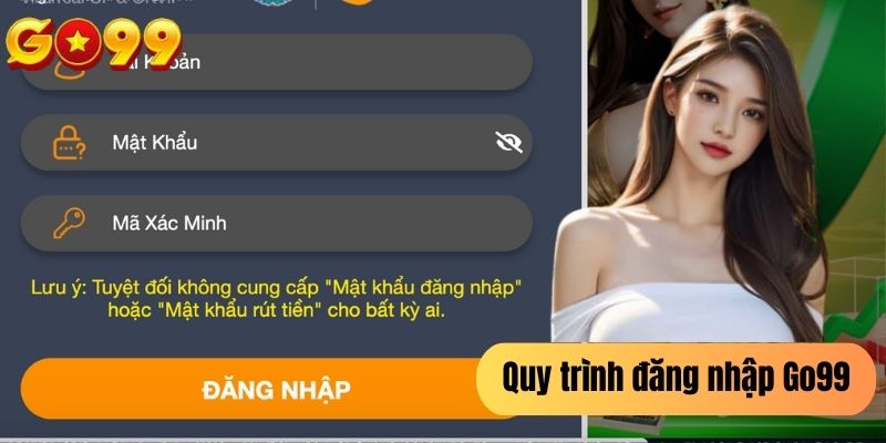 Quy trình đăng nhập Go99